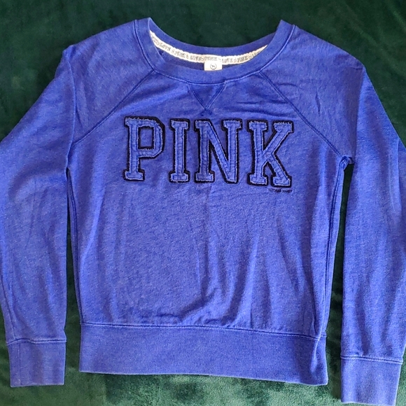 PINK by Victoria Secret-Indigo Sweatshirt - Picture 1 of 4